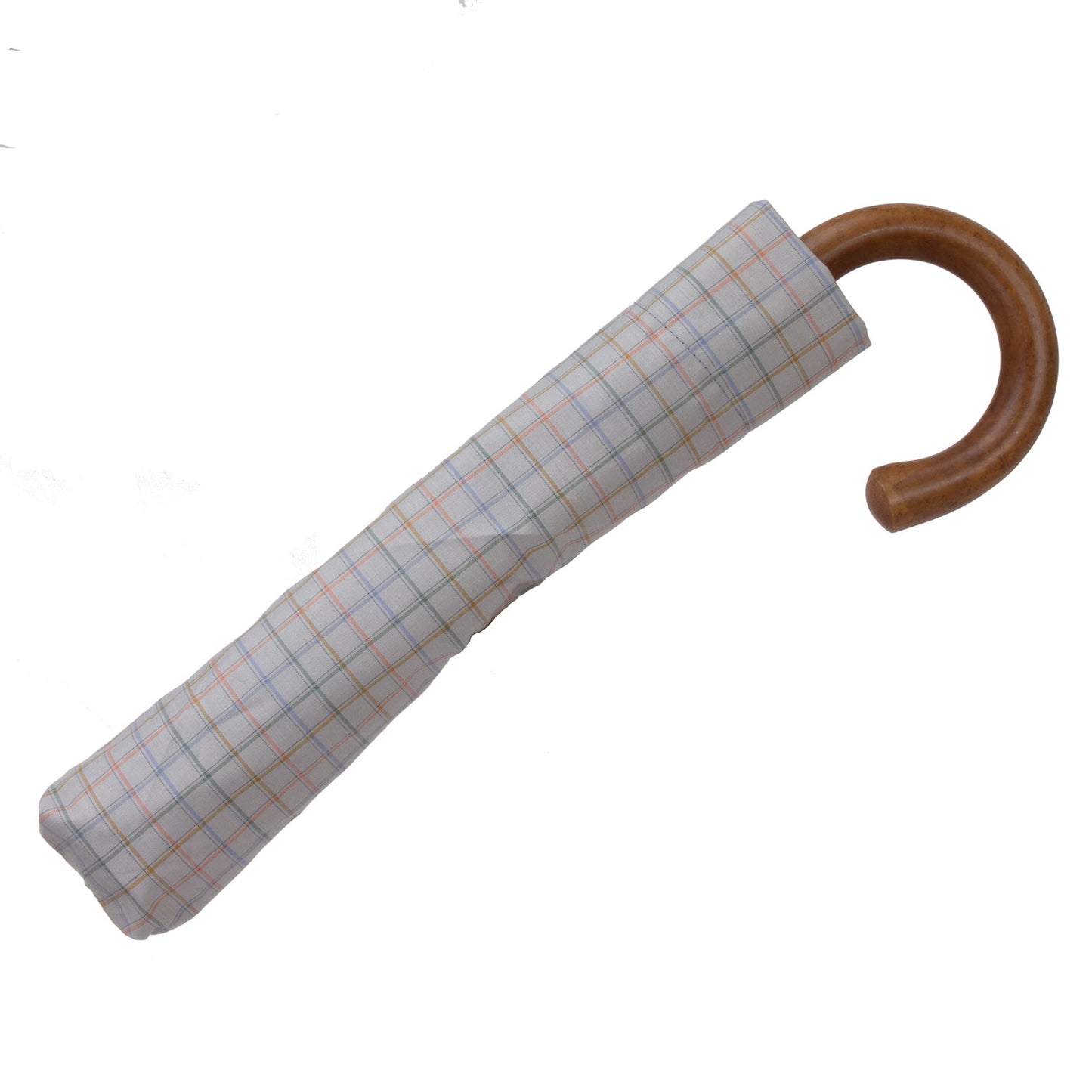 Tm 100. 49 Grey tartan folding umbrella