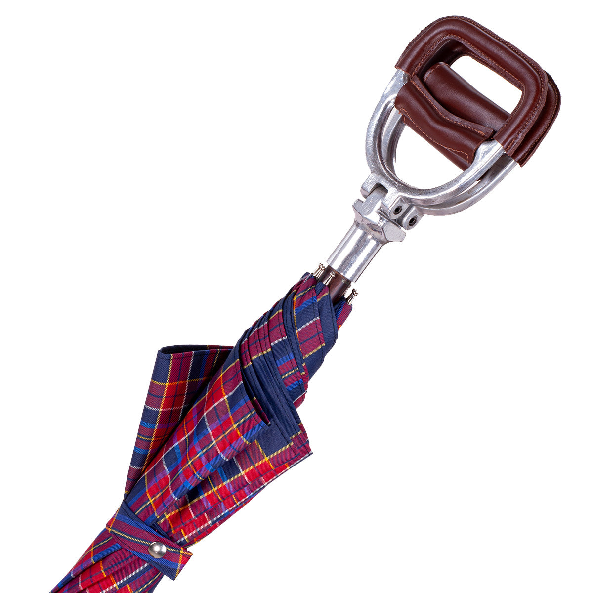 Art. 100. 34 Seat Umbrella Tartan blue red