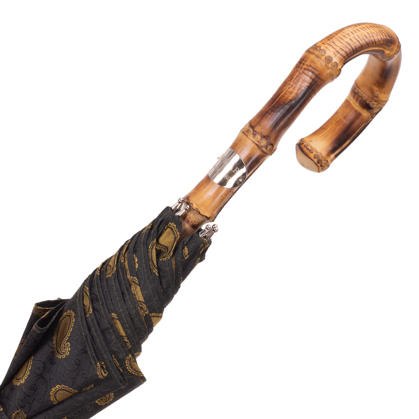 Solid Whangee umbrella olive paisley