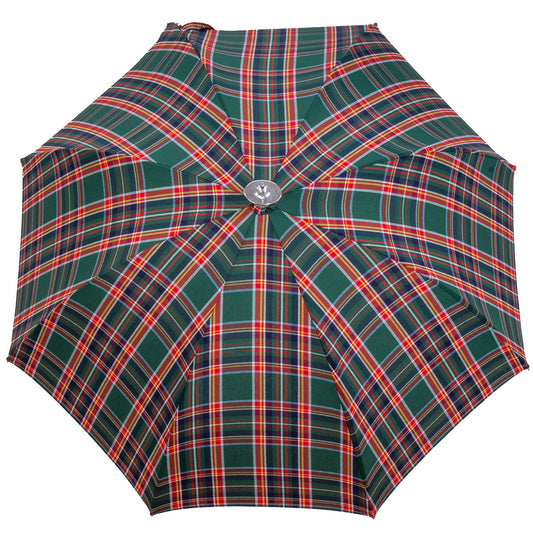 Art. 100. 42 Seat Umbrella Tartan Green