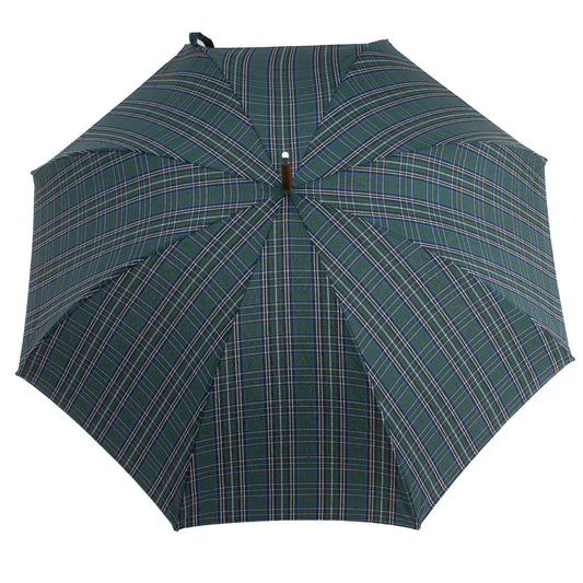 Slim umbrella Art. 100. 60 Green blue tartan