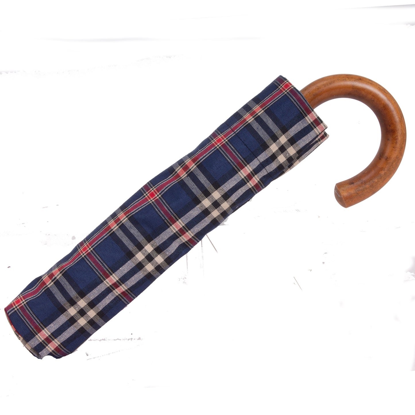 Tm 100. 45 Blue tartan folding umbrella