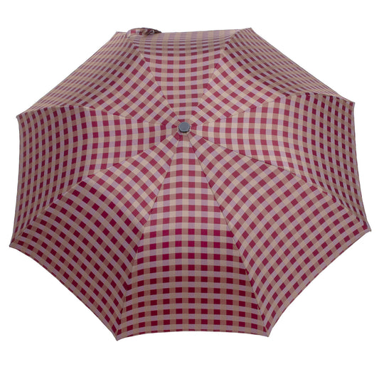 Tm 4400. 1 Burgundy squares folding umbrella