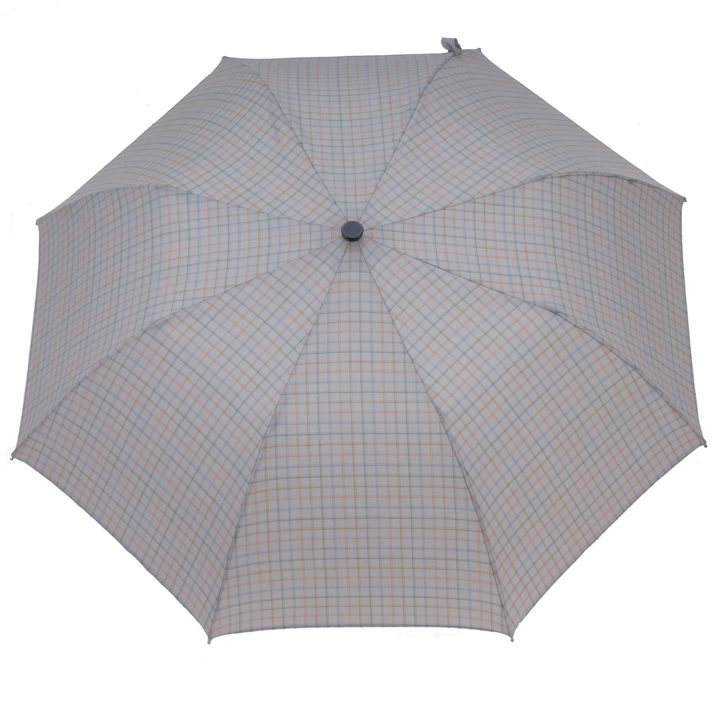 Tm 100. 49 Grey tartan folding umbrella