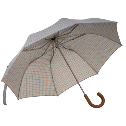 Tm 100. 49 Grey tartan folding umbrella