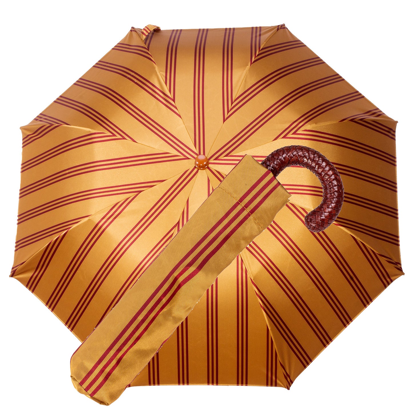 Tm 10400.1  Folding  umbrella gold red