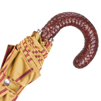 Tm 10400.1  Folding  umbrella gold red