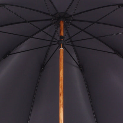 Solid Whangee umbrella black