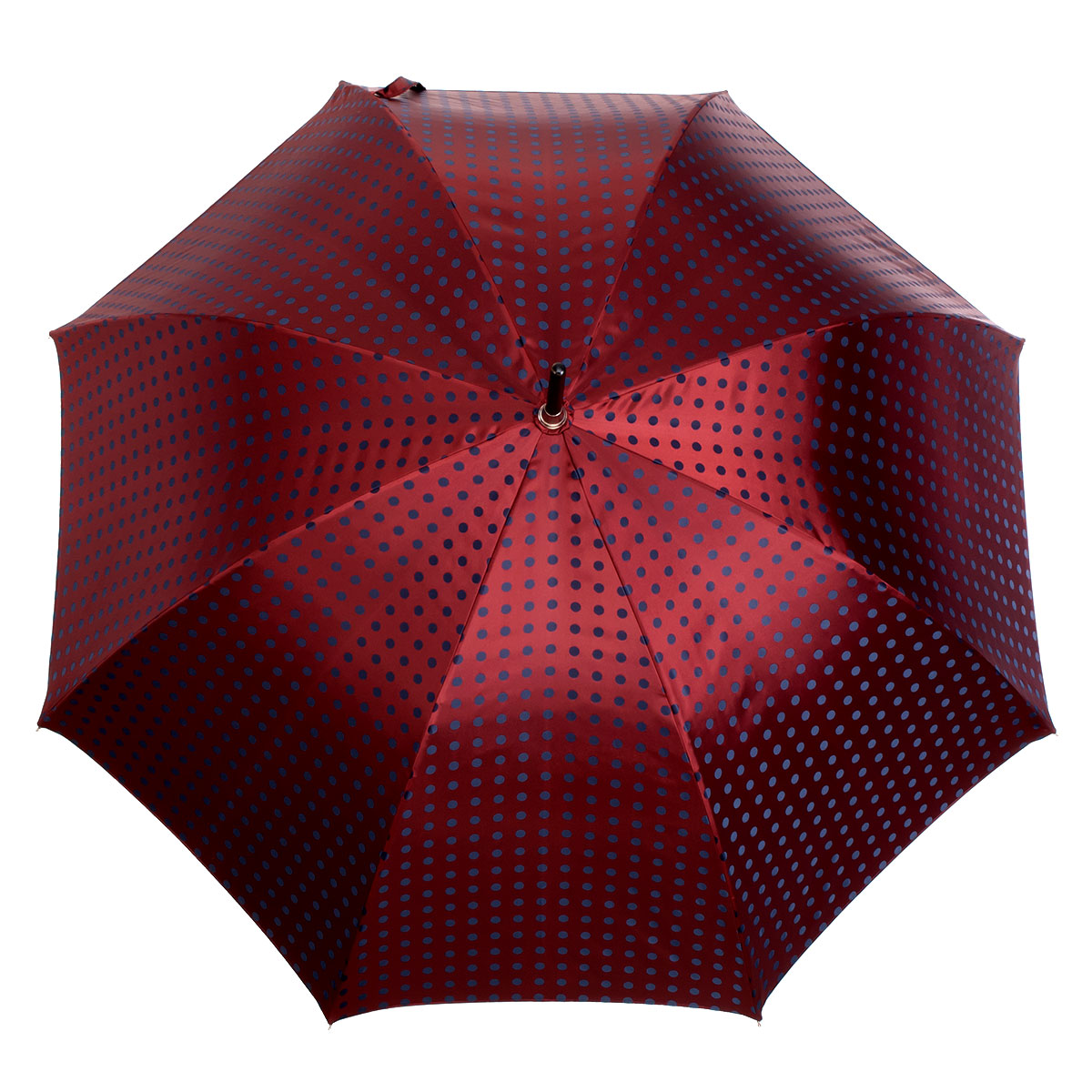 Art.  8100. 4 Burgundy with blue polka dots