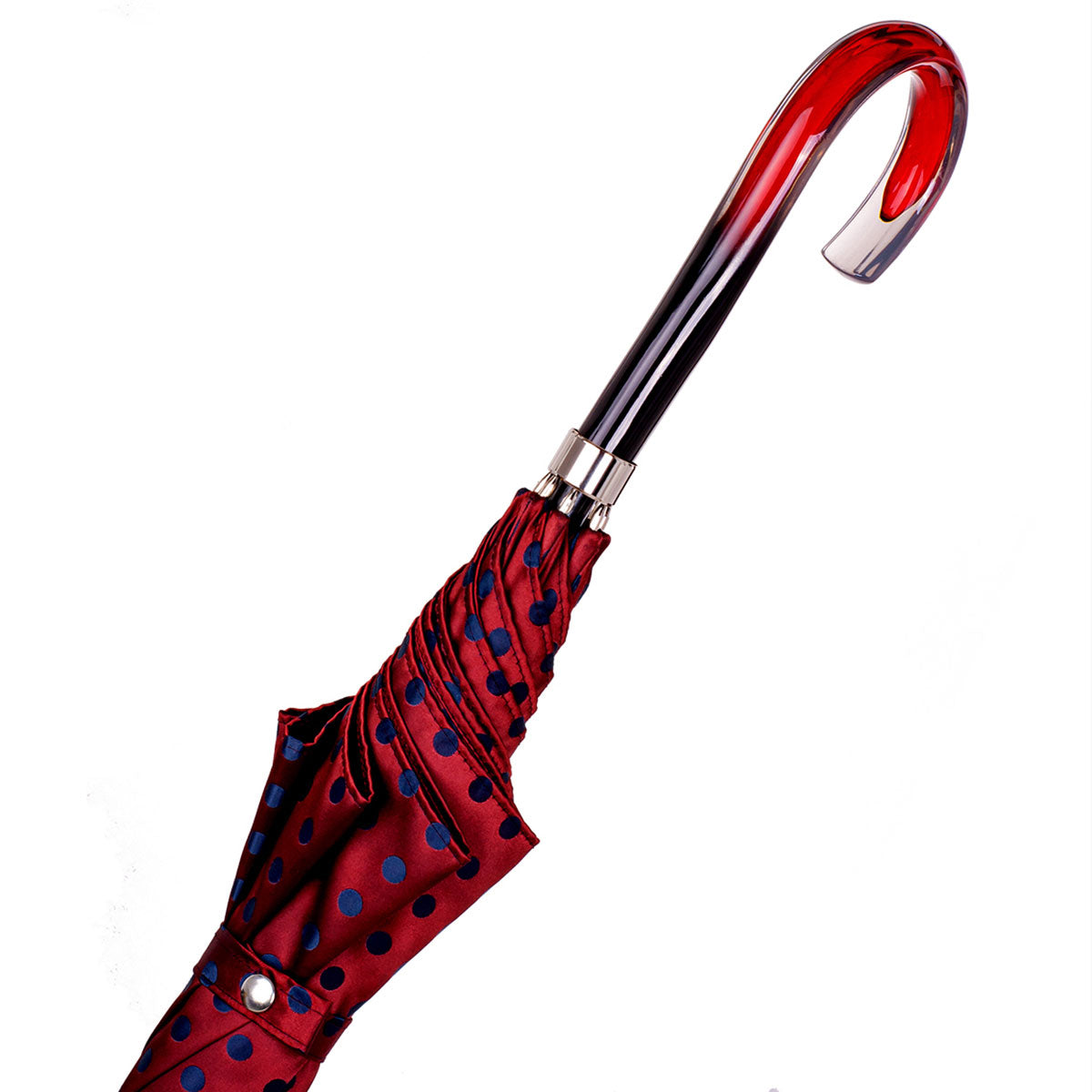 Art.  8100. 4 Burgundy with blue polka dots