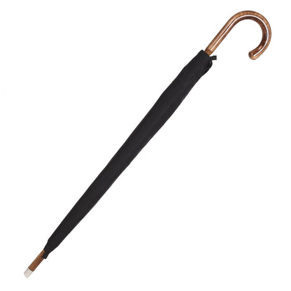 Handcrafted Umbrella with Solid Black Maple Handle – Art. 1100 | Made in Italy