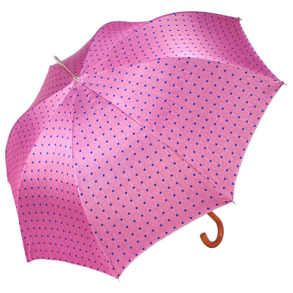 A11000.2 Ombrelli Fornara Automatico Donna Pink Blue polka dots