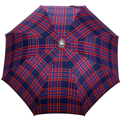 Art. 100. 34  Seat Umbrella Tartan blue red
