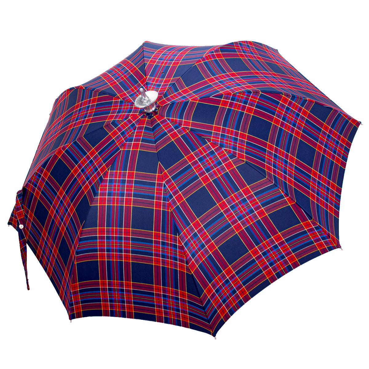 Art. 100. 34  Seat Umbrella Tartan blue red