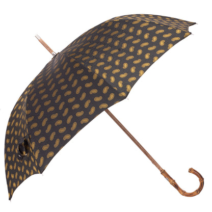 Solid Whangee umbrella olive paisley
