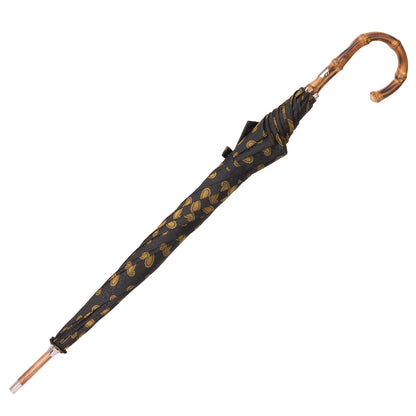 Solid Whangee umbrella olive paisley