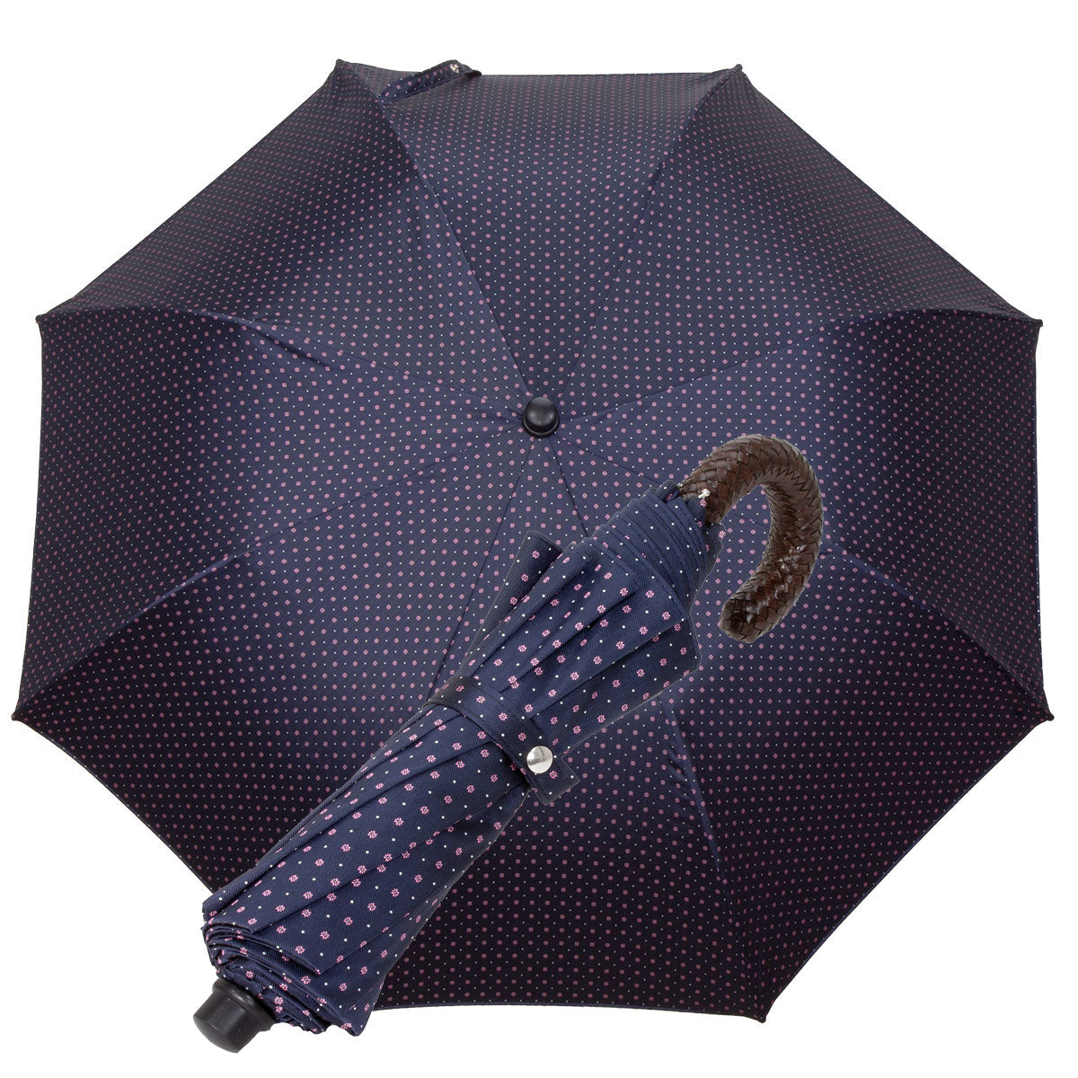 Tm 11400.1  Folding umbrella  lilac flower umbrella
