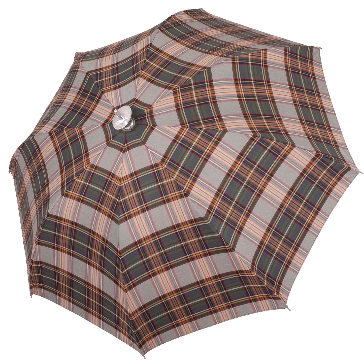 Art. 100. 4 Ombrelli Fornara Seat Umbrella Tartan olive