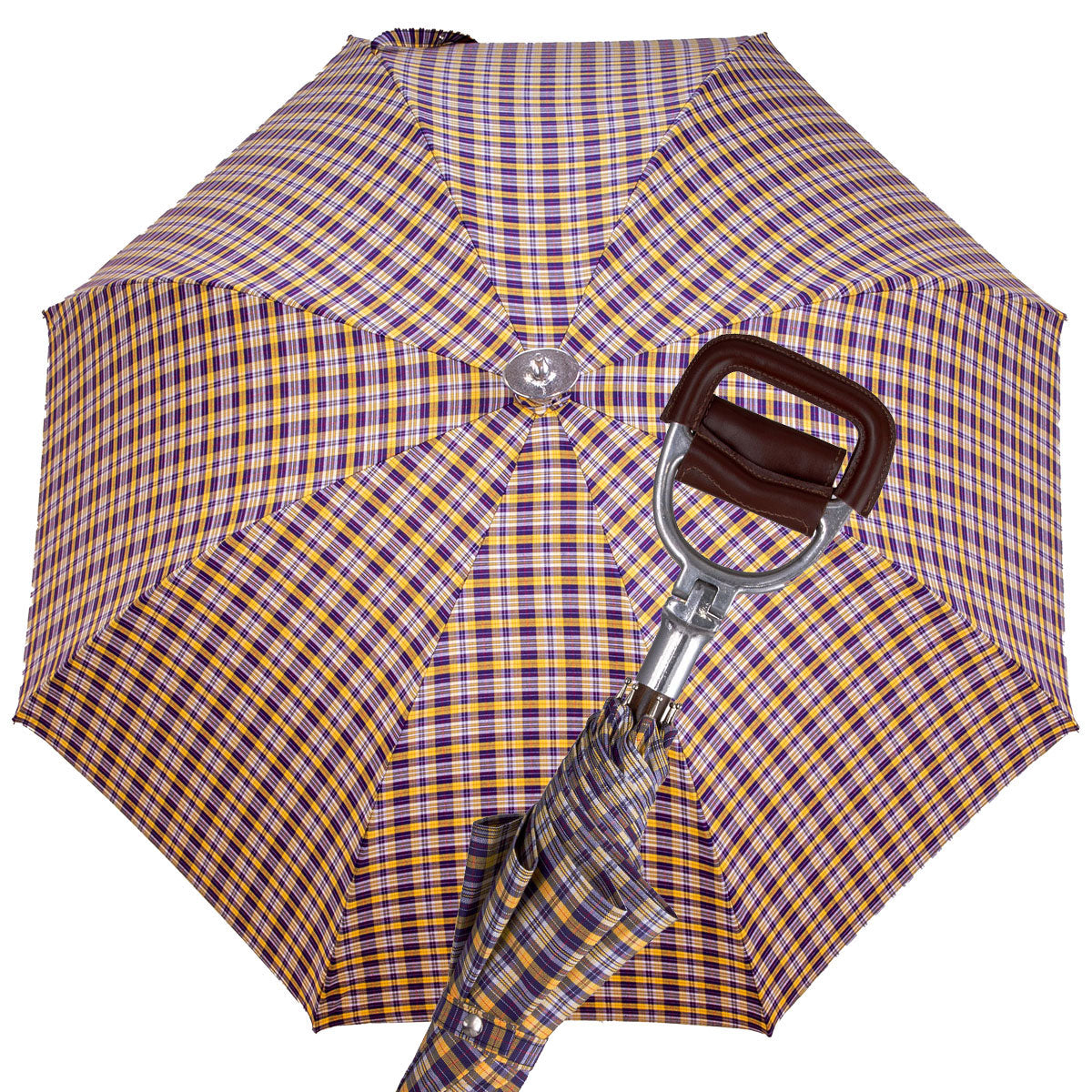 Art. 100. 51  Seat Umbrella Tartan blue yellow