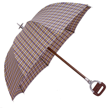 Art. 100. 51  Seat Umbrella Tartan blue yellow