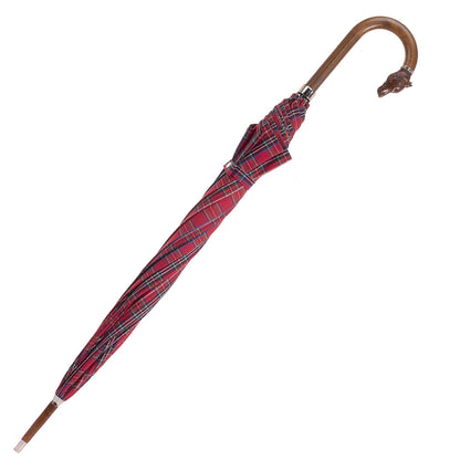 Slim umbrella Art. 100. 61  Red blue tartan