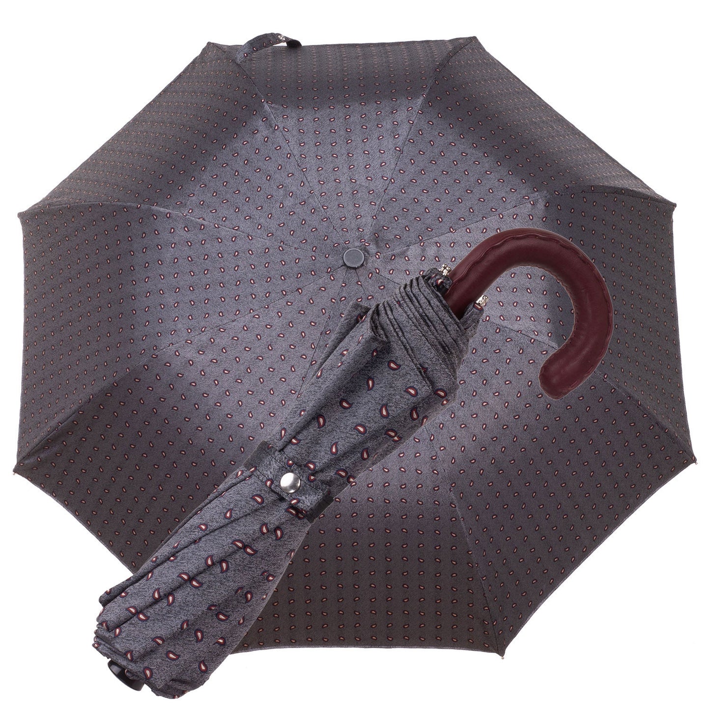 Tm 11900. 1 Folding umbrella cachemire grey