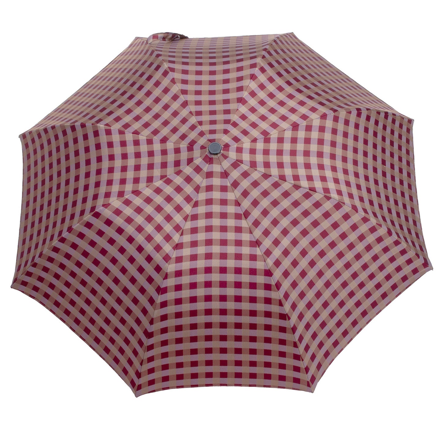 Tm 4400. 1  Burgundy squares folding umbrella
