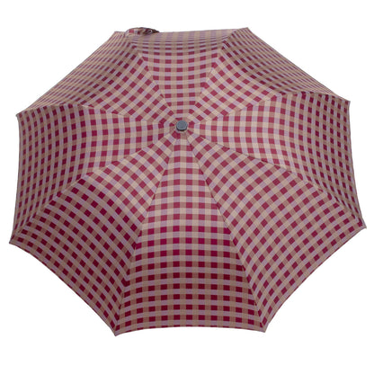 Tm 4400. 1  Burgundy squares folding umbrella