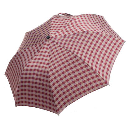 Tm 4400. 1  Burgundy squares folding umbrella