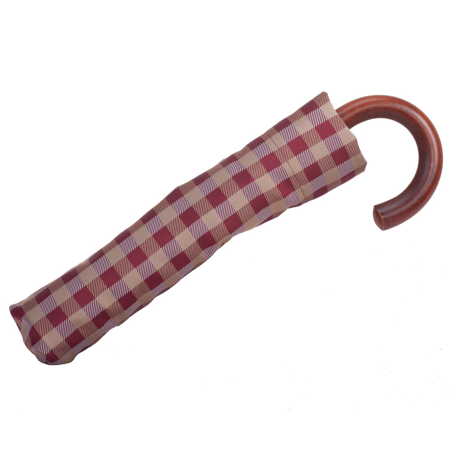 Tm 4400. 1  Burgundy squares folding umbrella